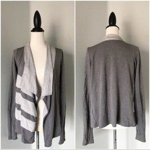 Anthropologie Dolan Striped Waterfall Cardigan